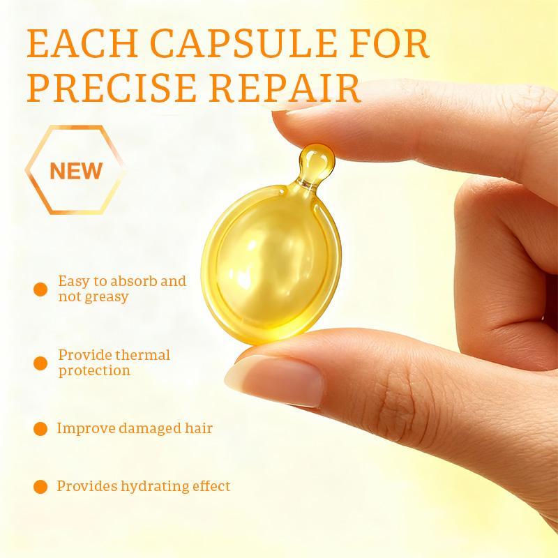 Hair Oil Capsules, Portable Individual Packaging, Essential For Business Trips And Travel, A Great Daily Hair Care Product, Suitable For Elegant Ladies.