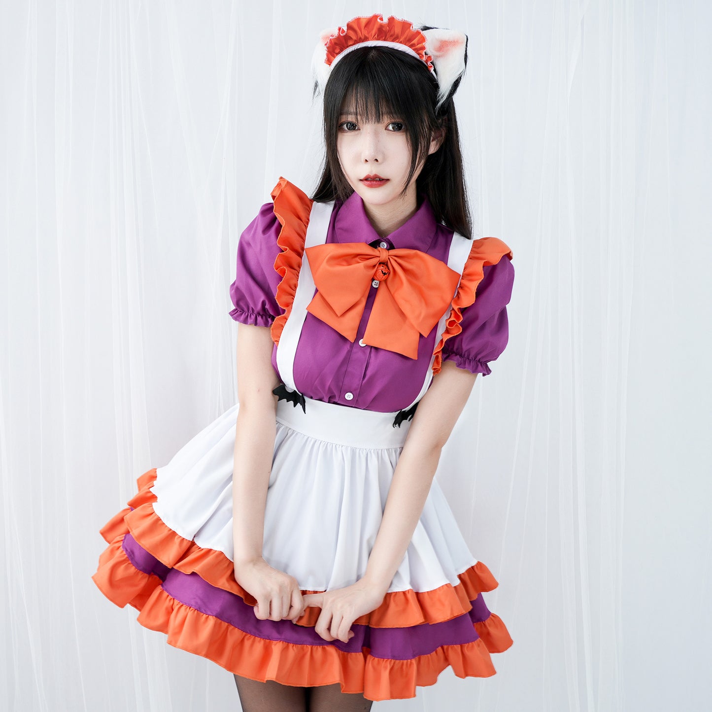 Halloween Costume Loli Uniform Maid