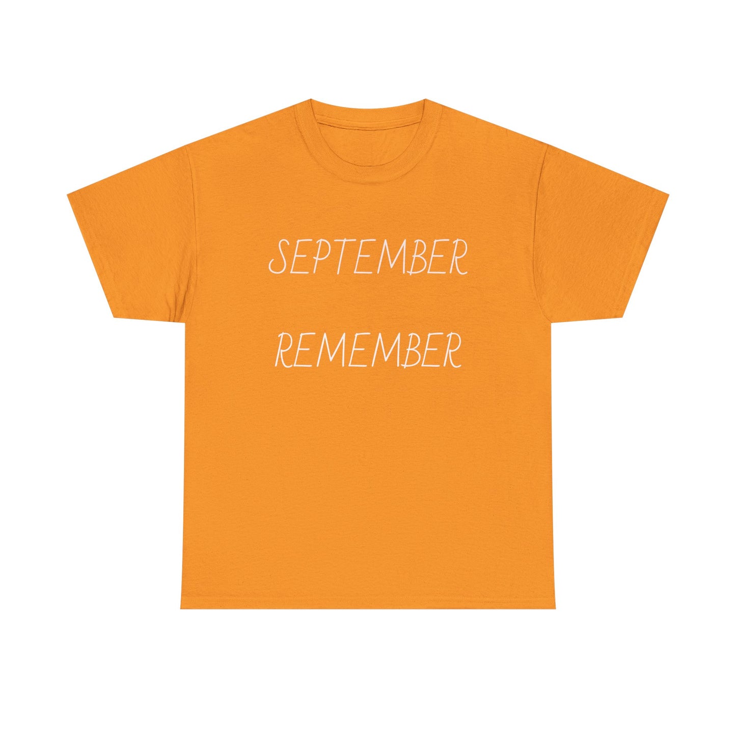 Unisex Heavy Cotton Tee September Remember