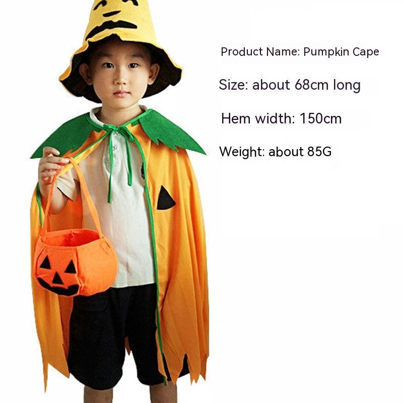 Halloween Pumpkin Cloak Masquerade Cloth