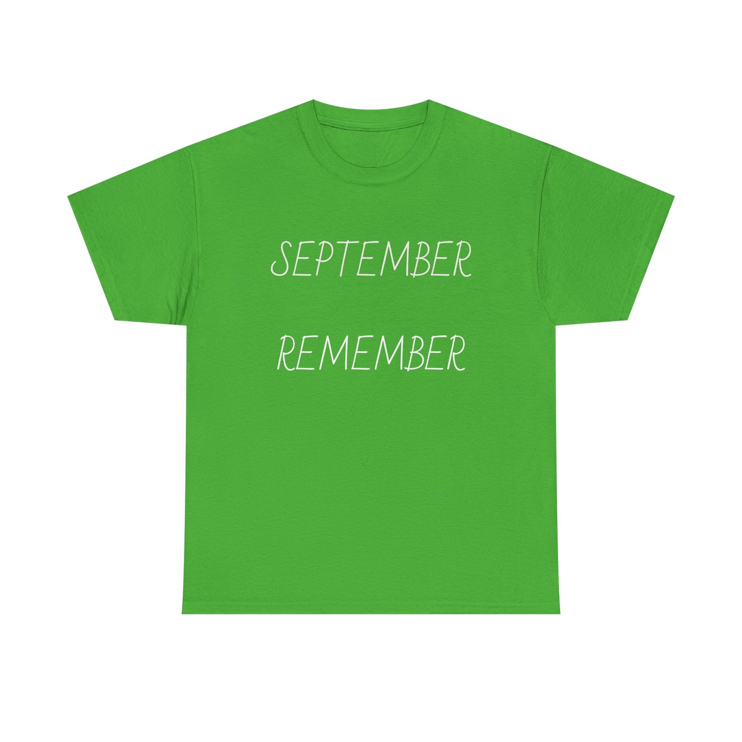 Unisex Heavy Cotton Tee September Remember