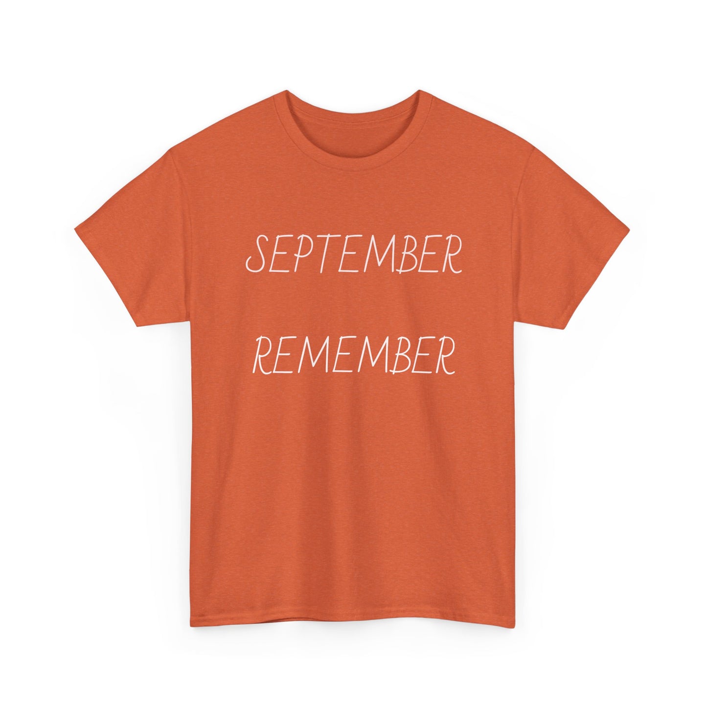 Unisex Heavy Cotton Tee September Remember