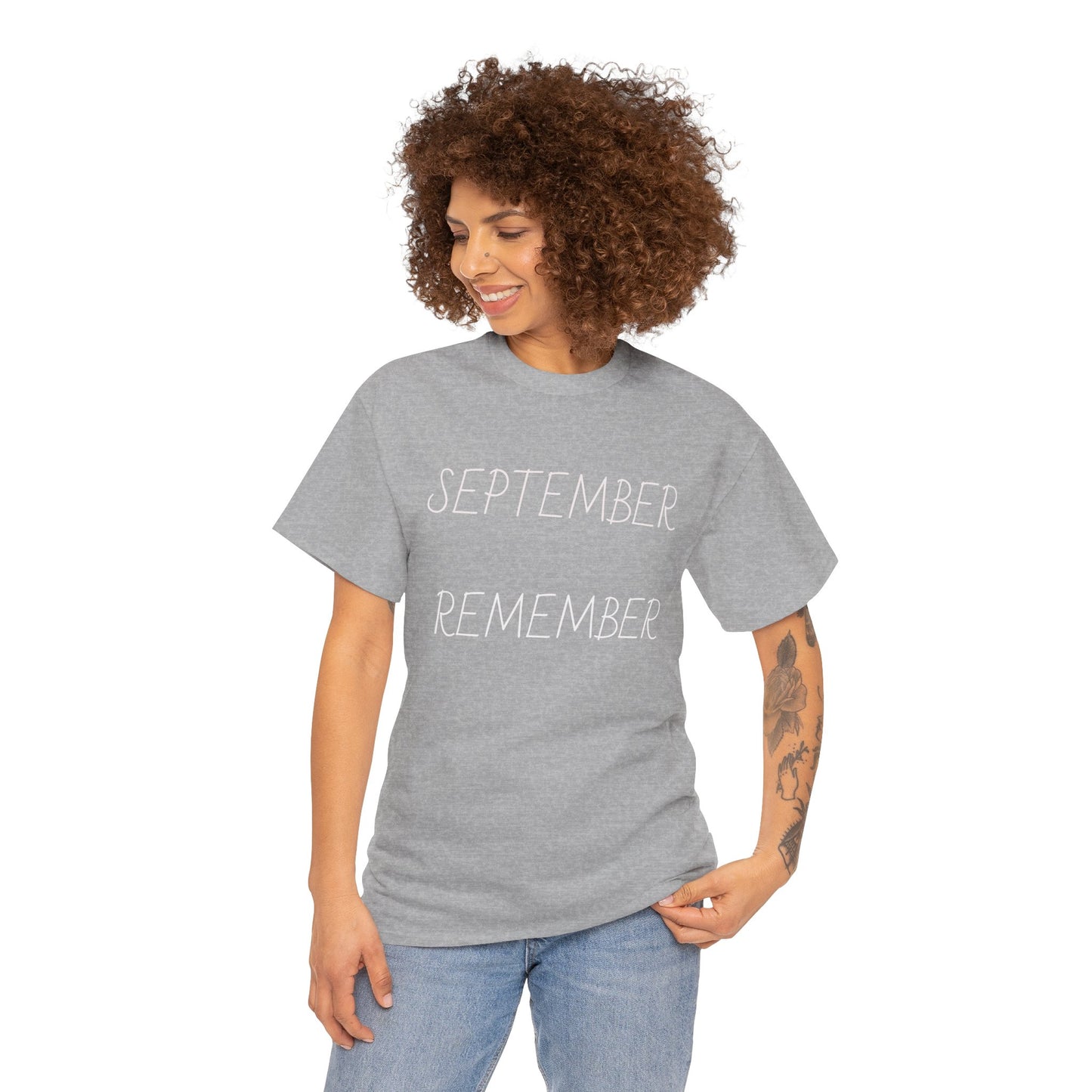 Unisex Heavy Cotton Tee September Remember