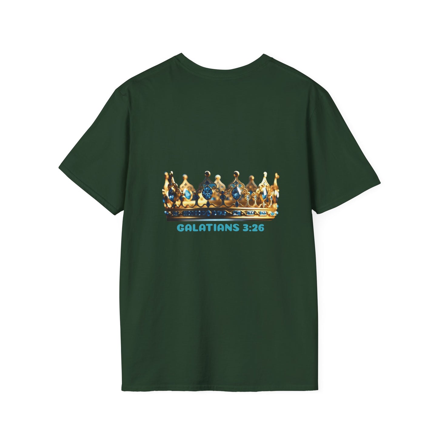 Queen by Birthright Unisex Softstyle T-Shirt - Empowerment & Inspiration
