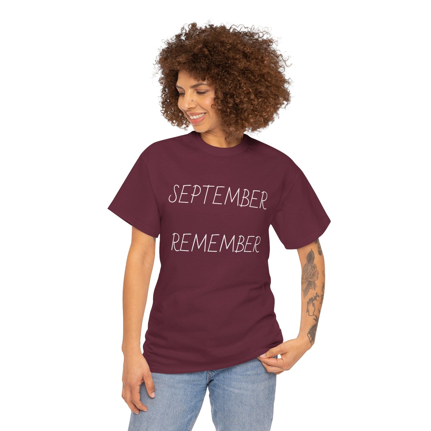 Unisex Heavy Cotton Tee September Remember