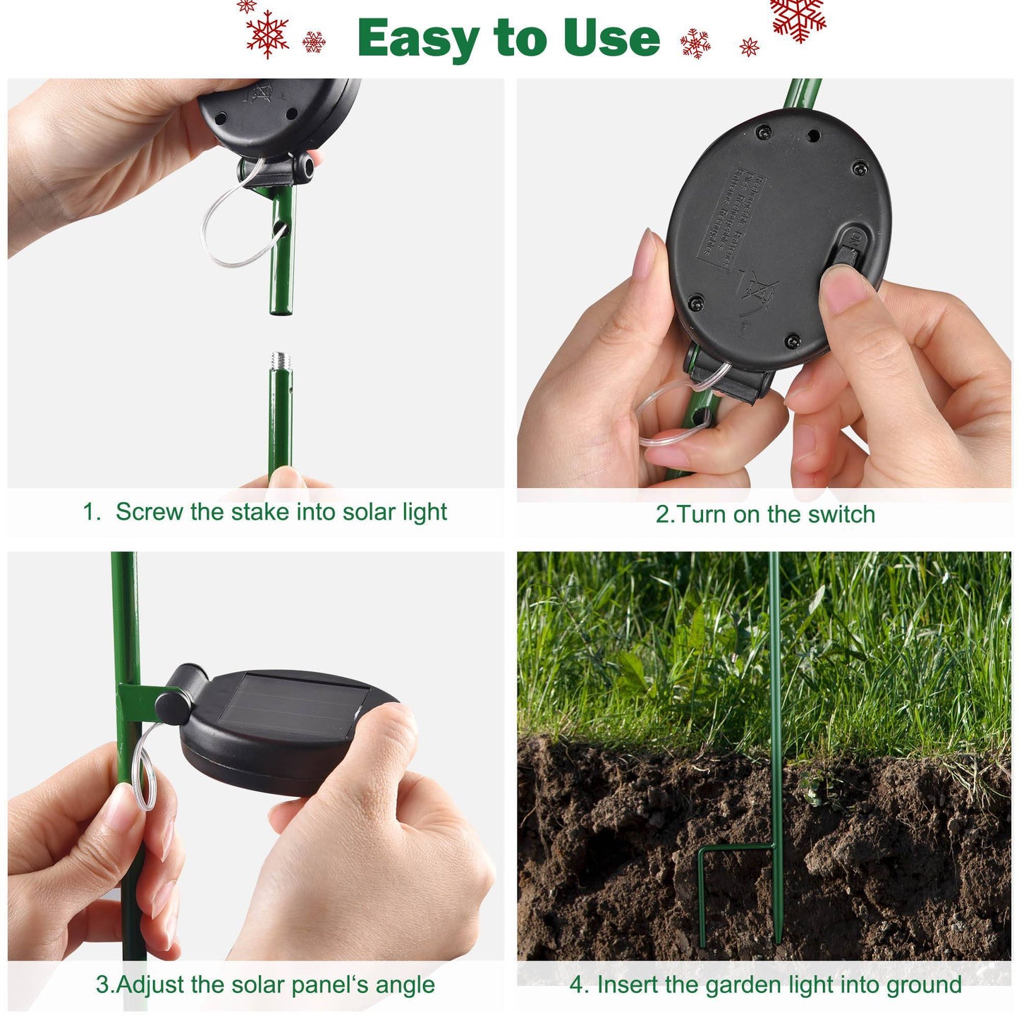 Christmas Tree Solar Stake Light