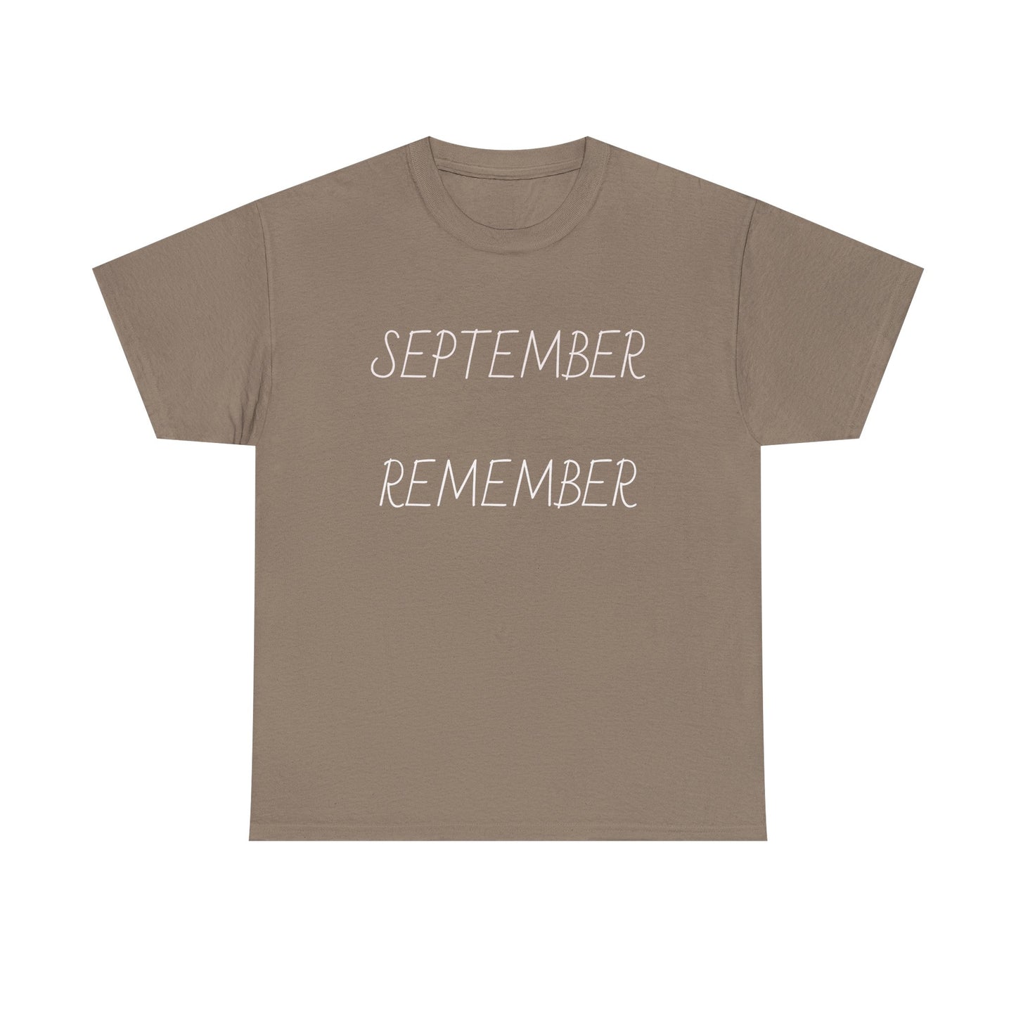 Unisex Heavy Cotton Tee September Remember