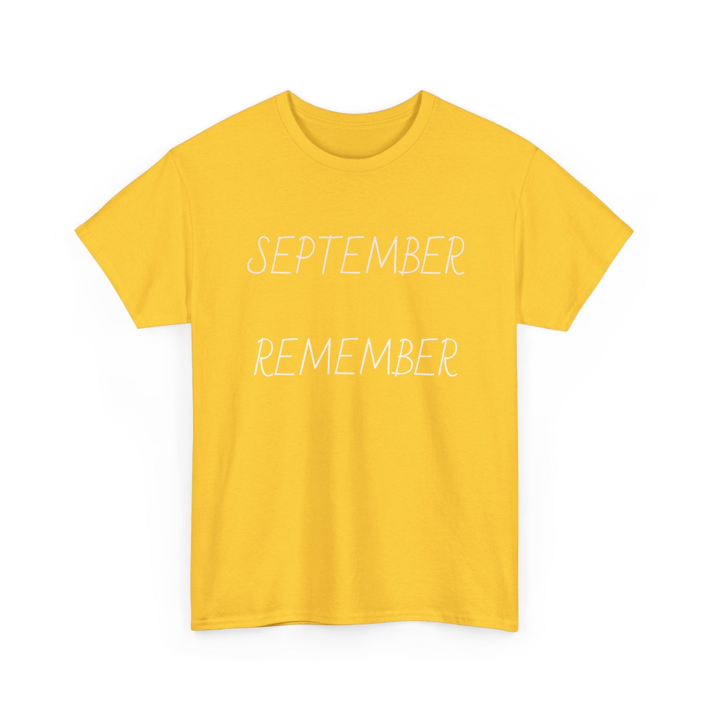 Unisex Heavy Cotton Tee September Remember