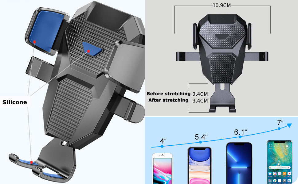 Car Phone Holder Universal Mount Mobile IPhone Windscreen Dashboard Or Air Vent