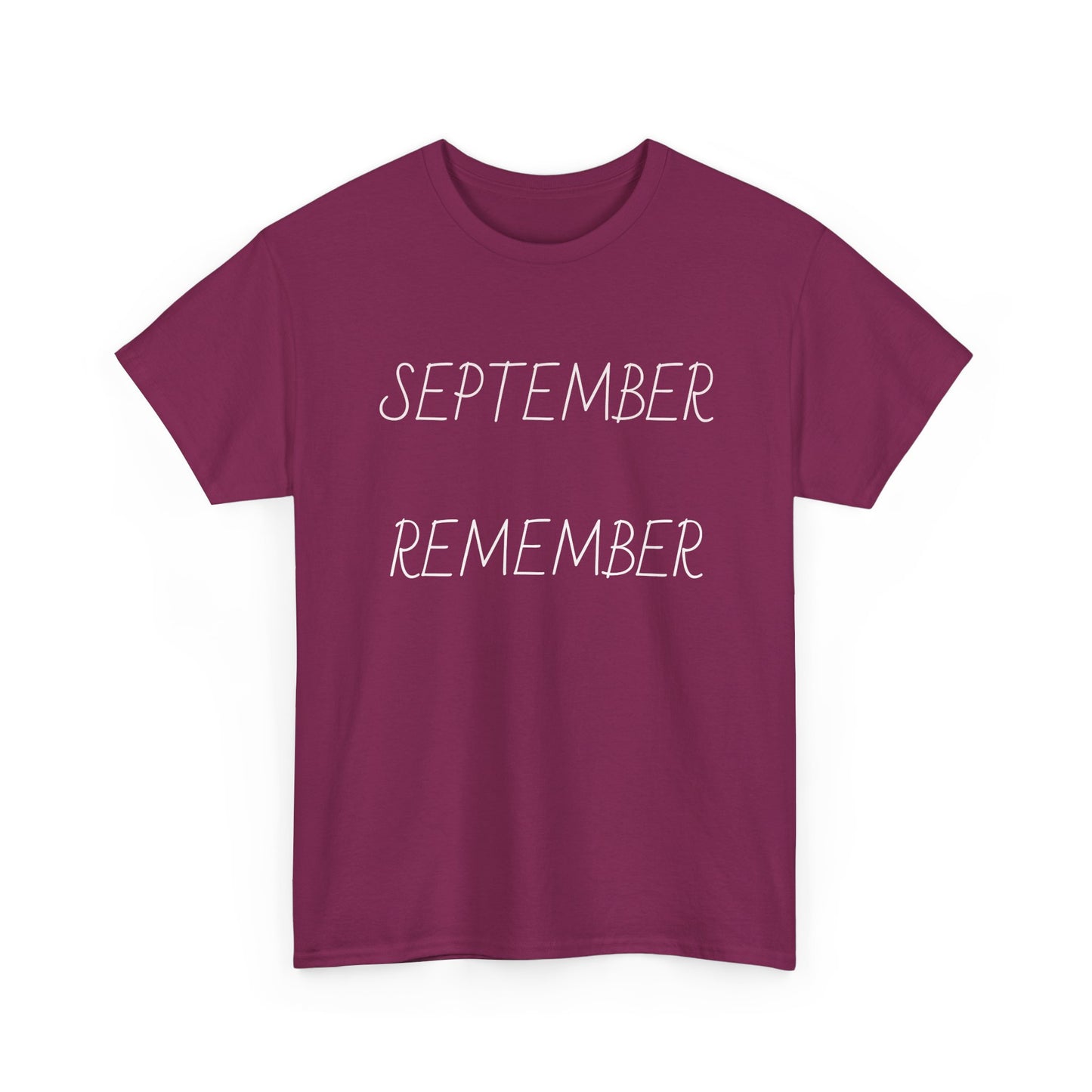 Unisex Heavy Cotton Tee September Remember