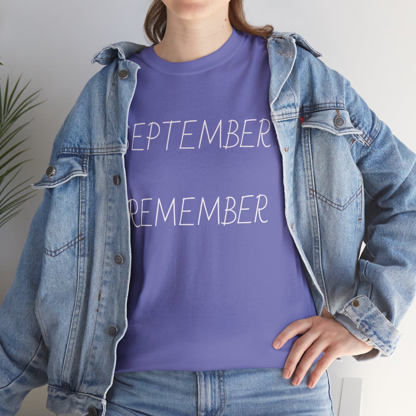 Unisex Heavy Cotton Tee September Remember