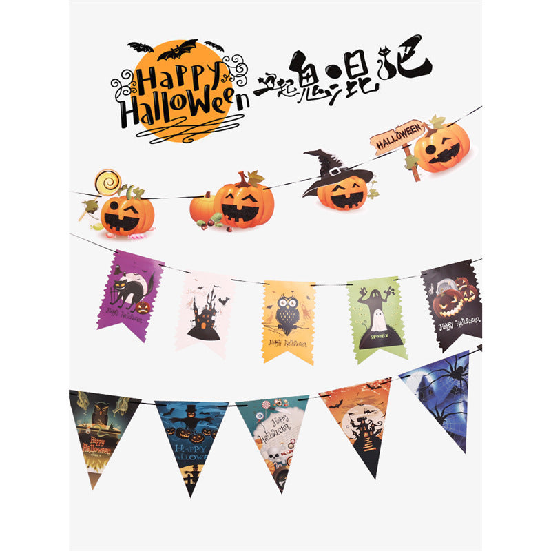 Halloween Decorations Props Hanging Flag