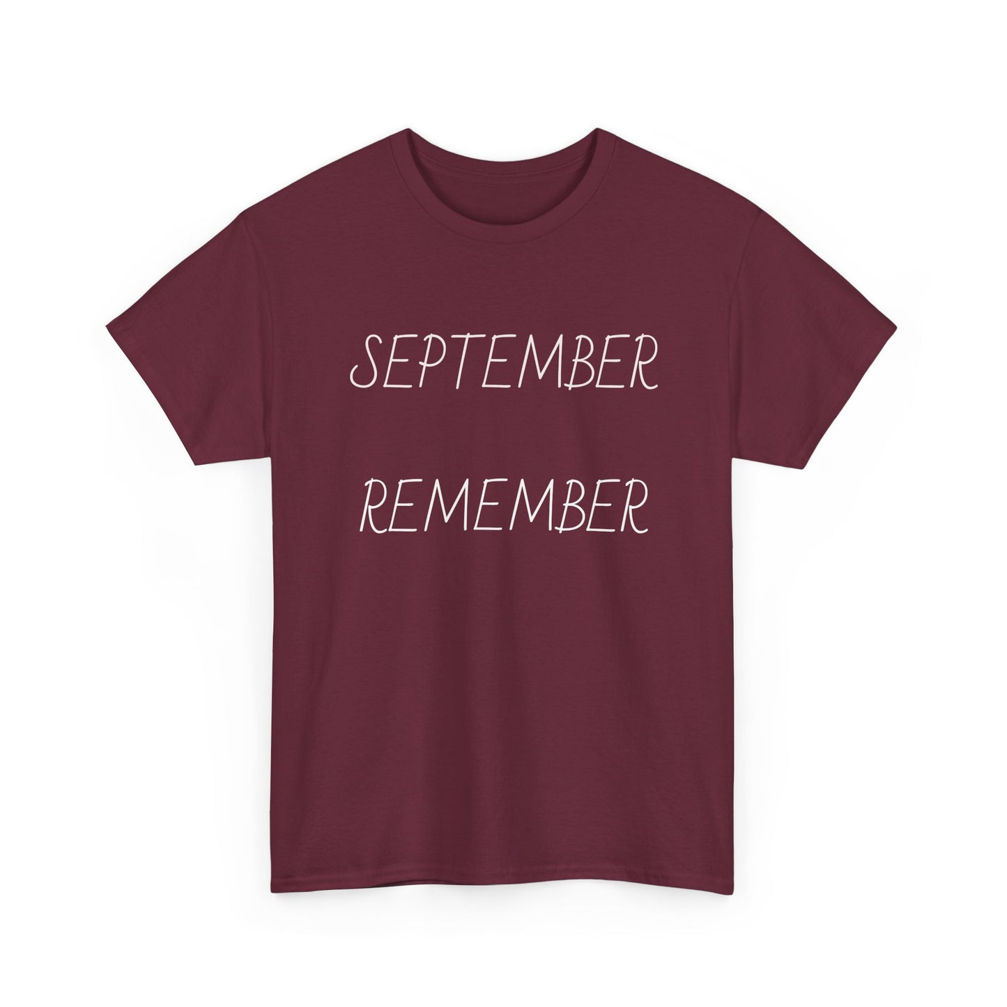 Unisex Heavy Cotton Tee September Remember