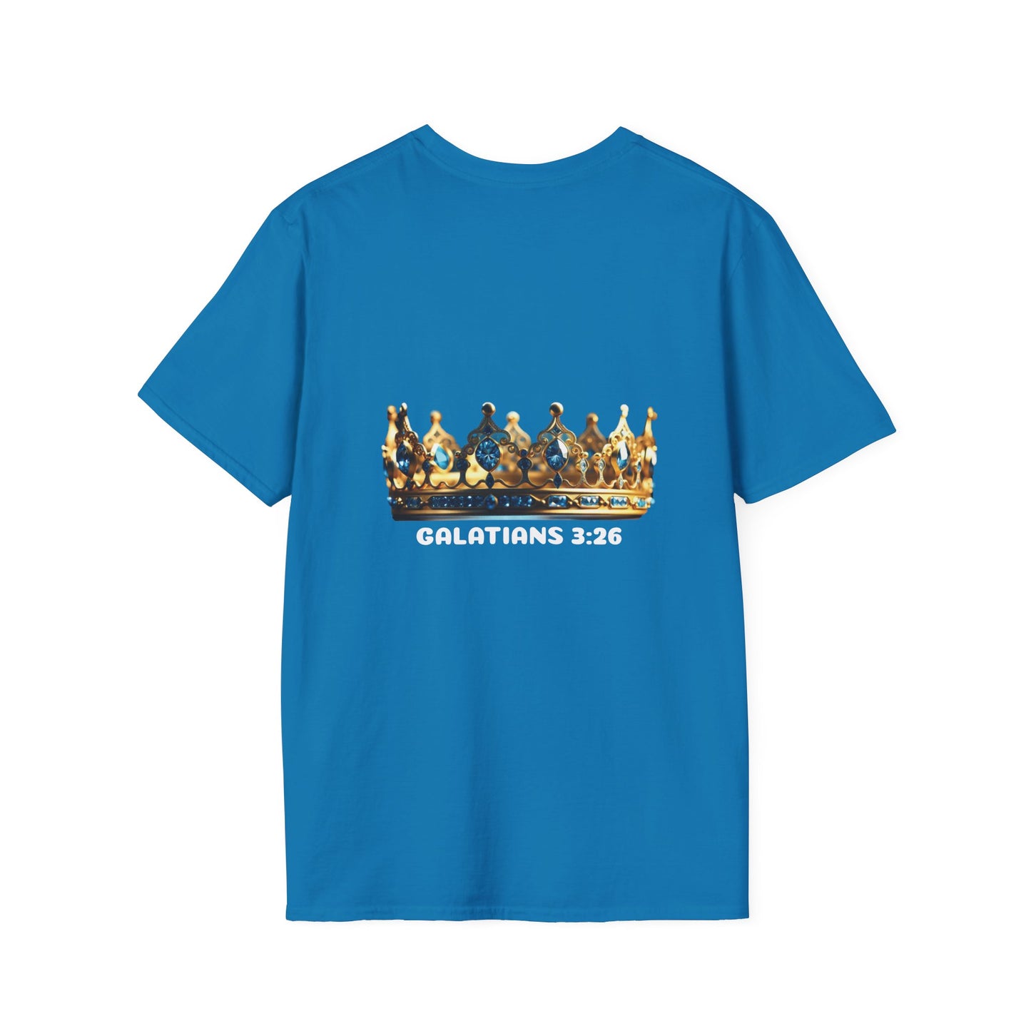 Queen by Birthright Unisex Softstyle T-Shirt - Empowerment & Inspiration