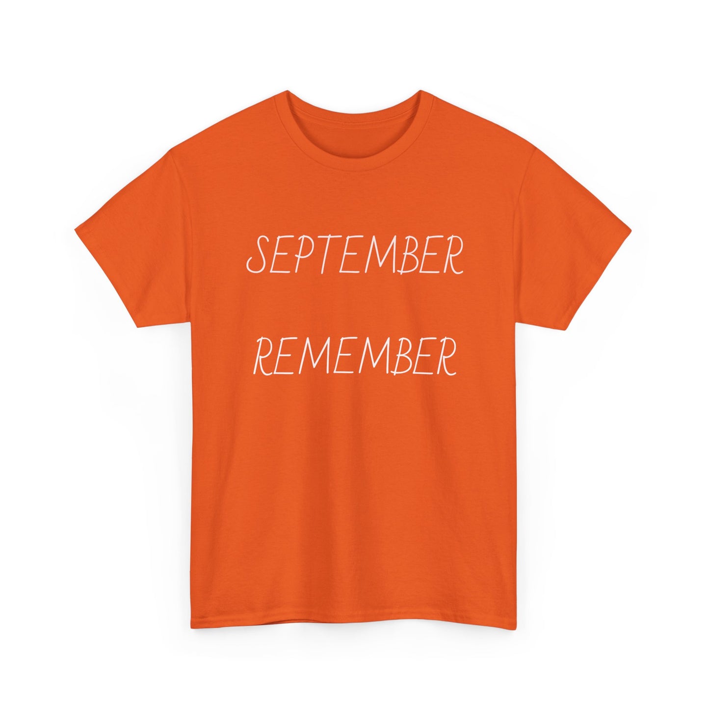 Unisex Heavy Cotton Tee September Remember