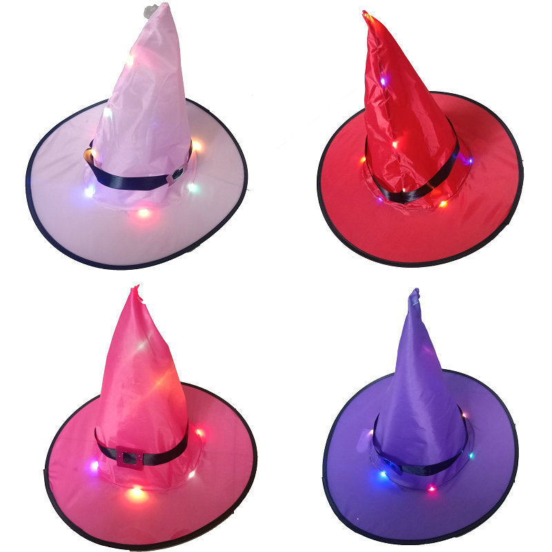 Halloween glowing witch hat