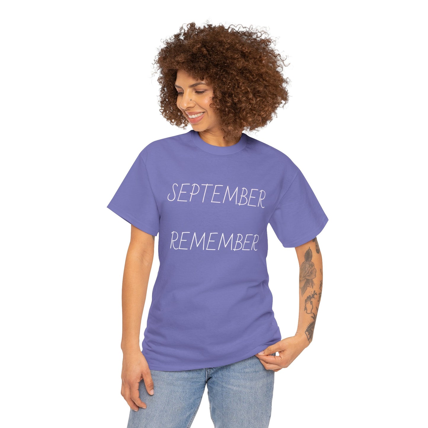 Unisex Heavy Cotton Tee September Remember