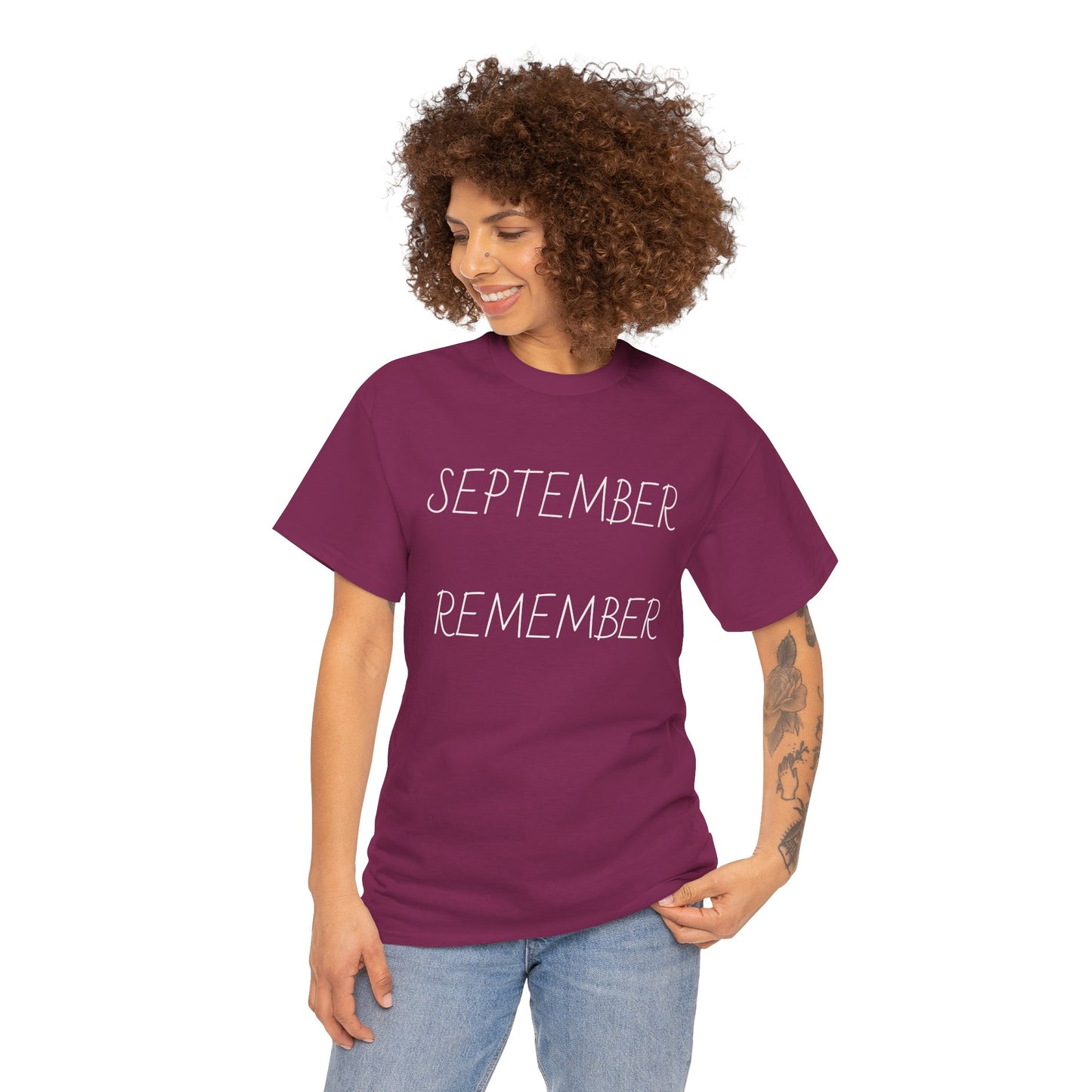 Unisex Heavy Cotton Tee September Remember