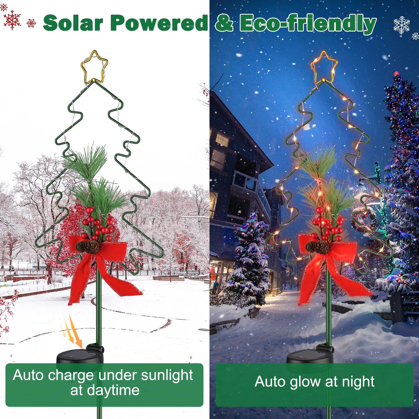 Christmas Tree Solar Stake Light