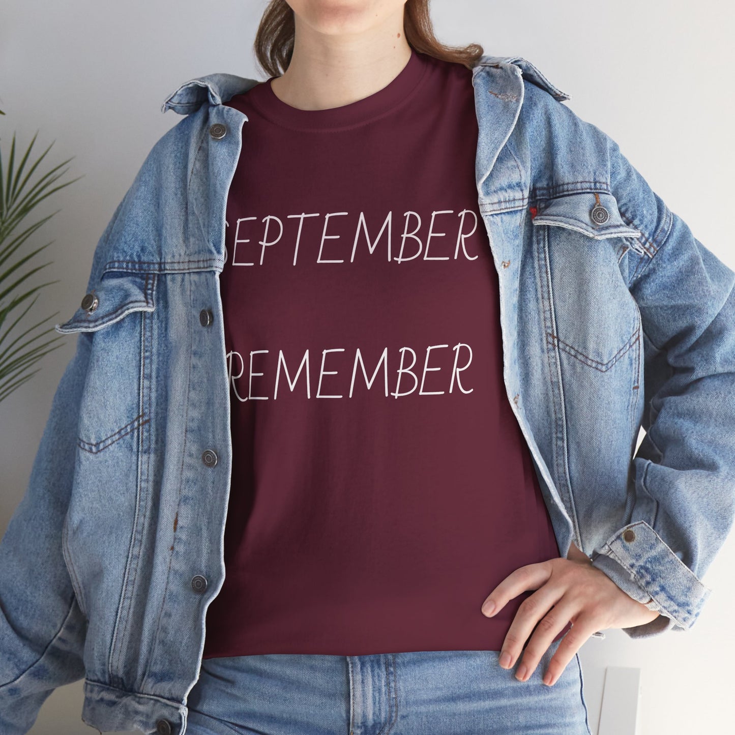 Unisex Heavy Cotton Tee September Remember