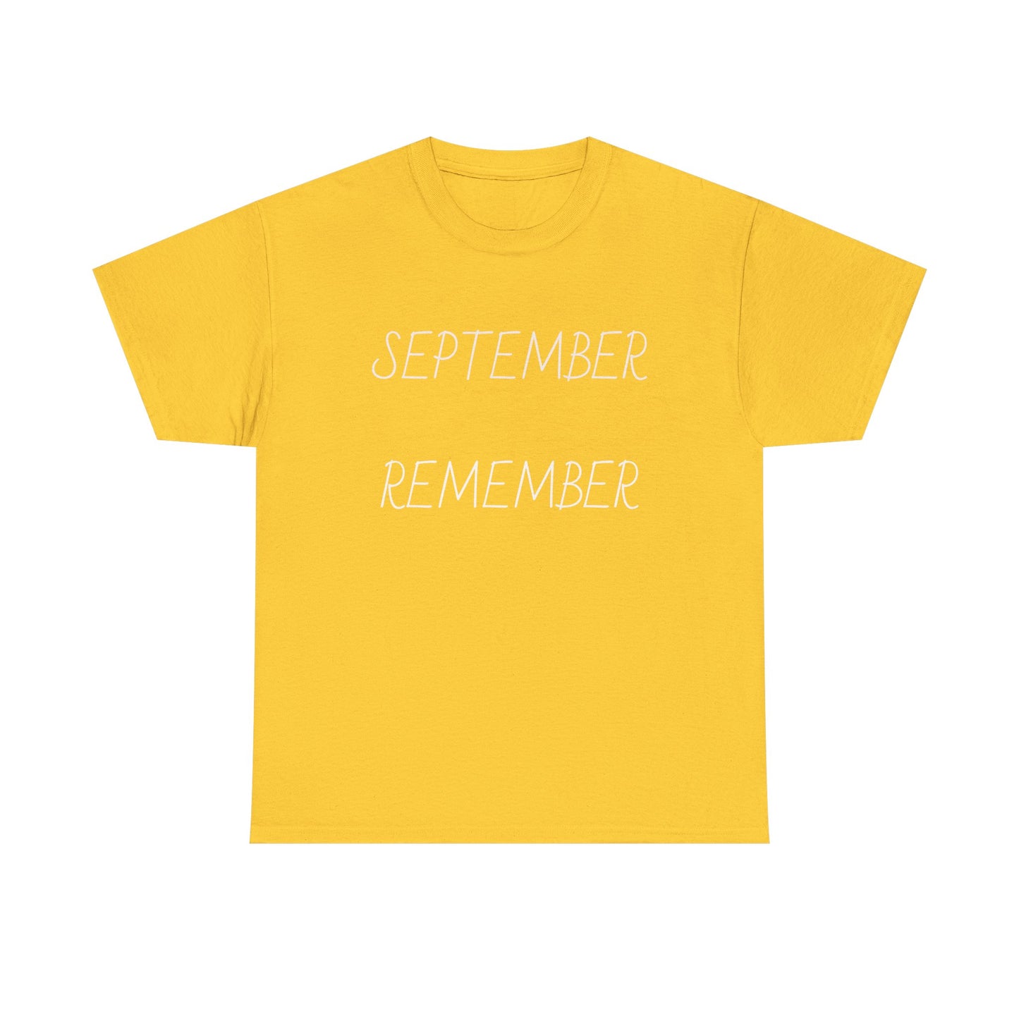 Unisex Heavy Cotton Tee September Remember