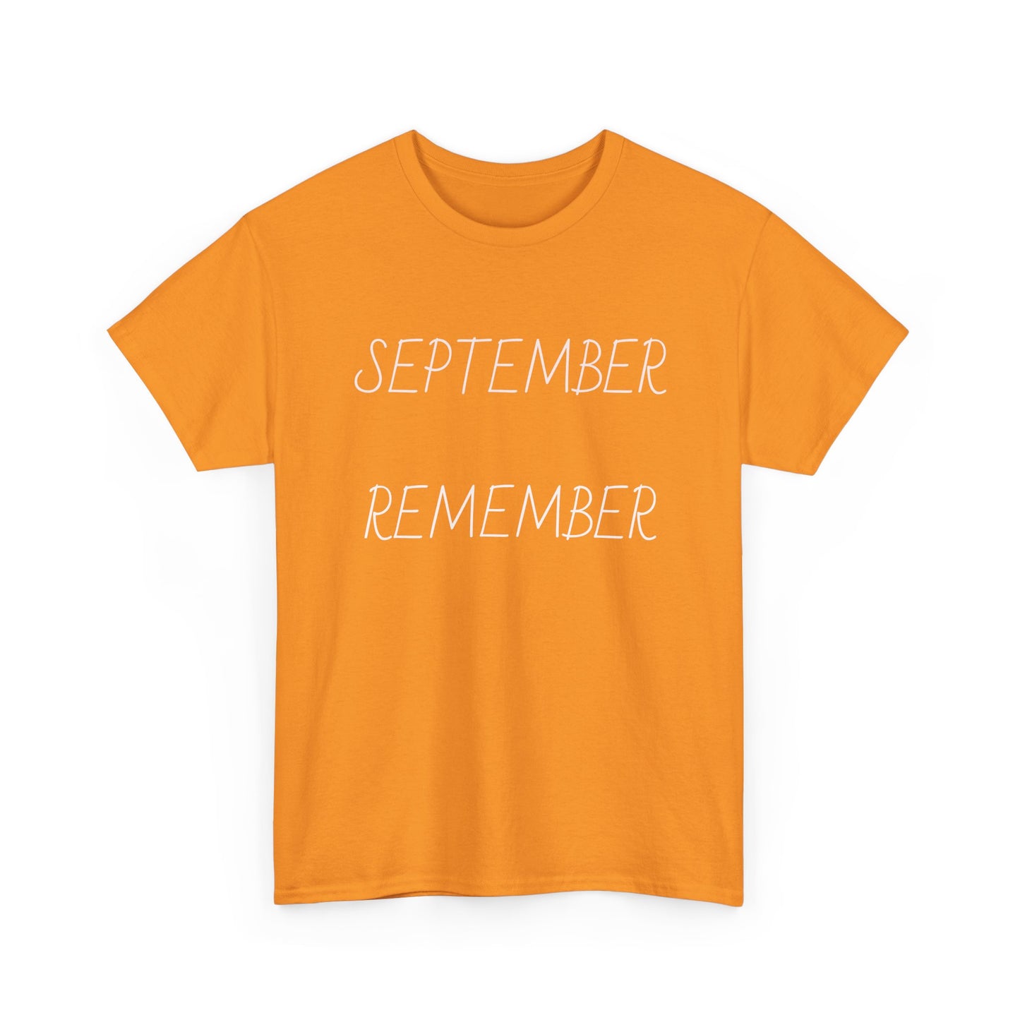 Unisex Heavy Cotton Tee September Remember