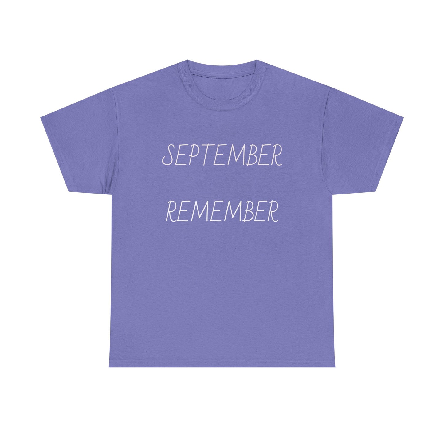 Unisex Heavy Cotton Tee September Remember