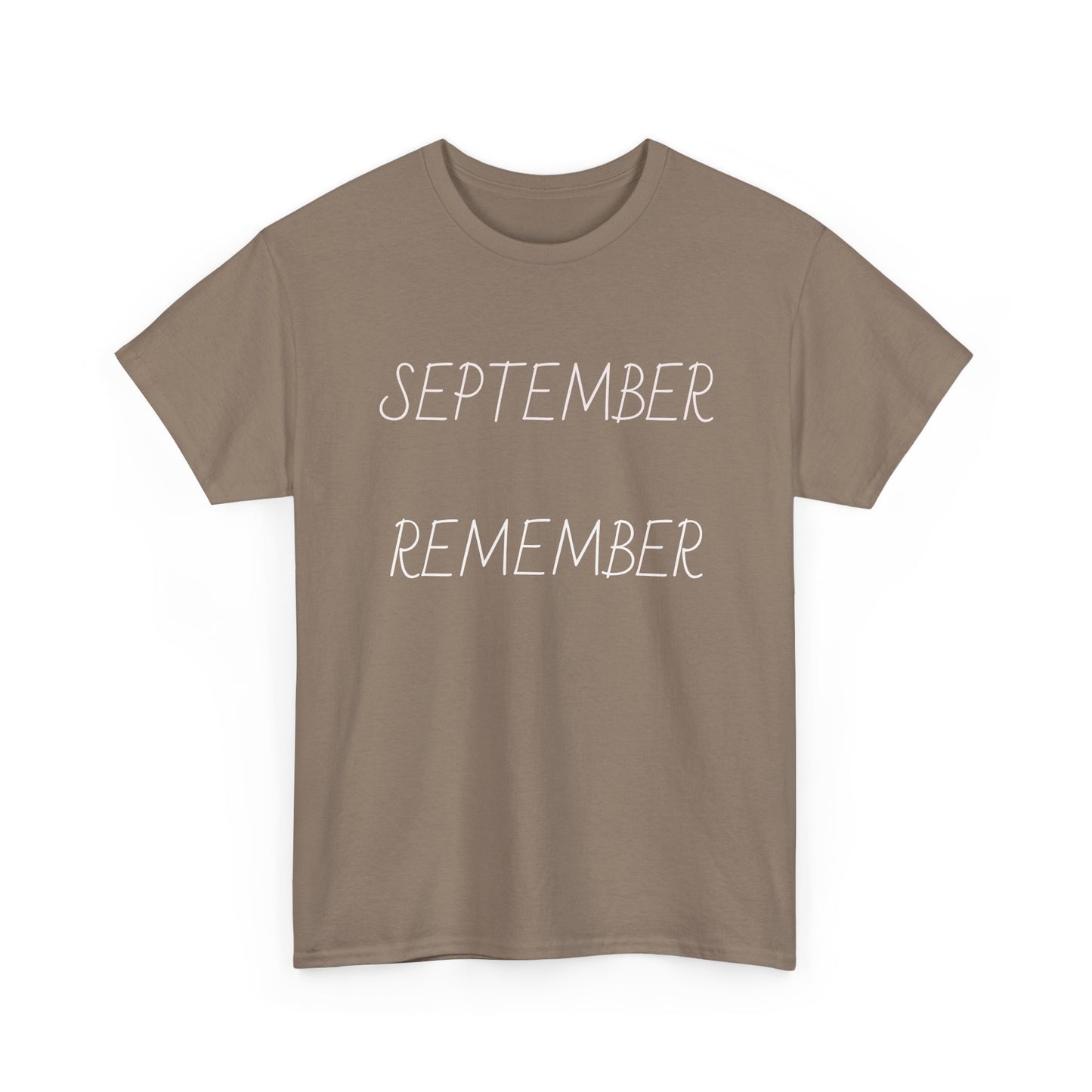 Unisex Heavy Cotton Tee September Remember