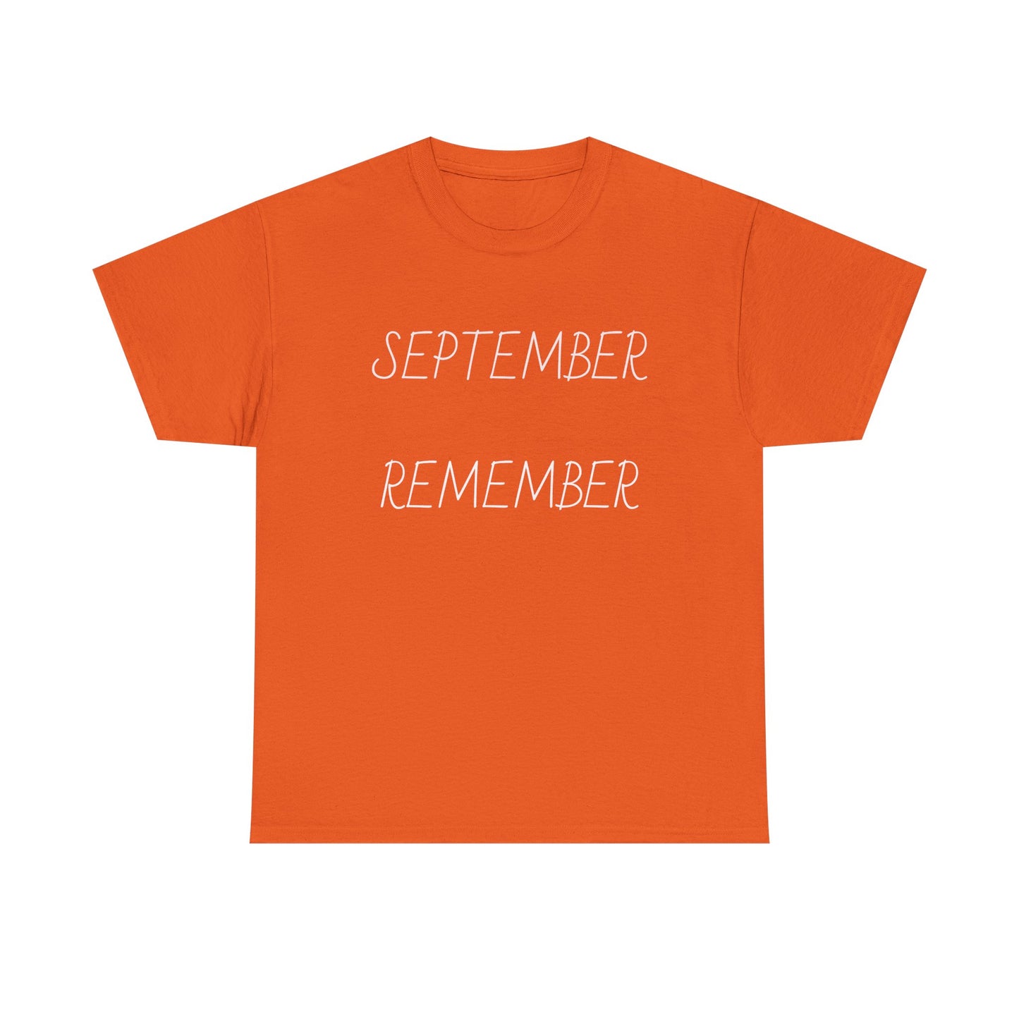 Unisex Heavy Cotton Tee September Remember