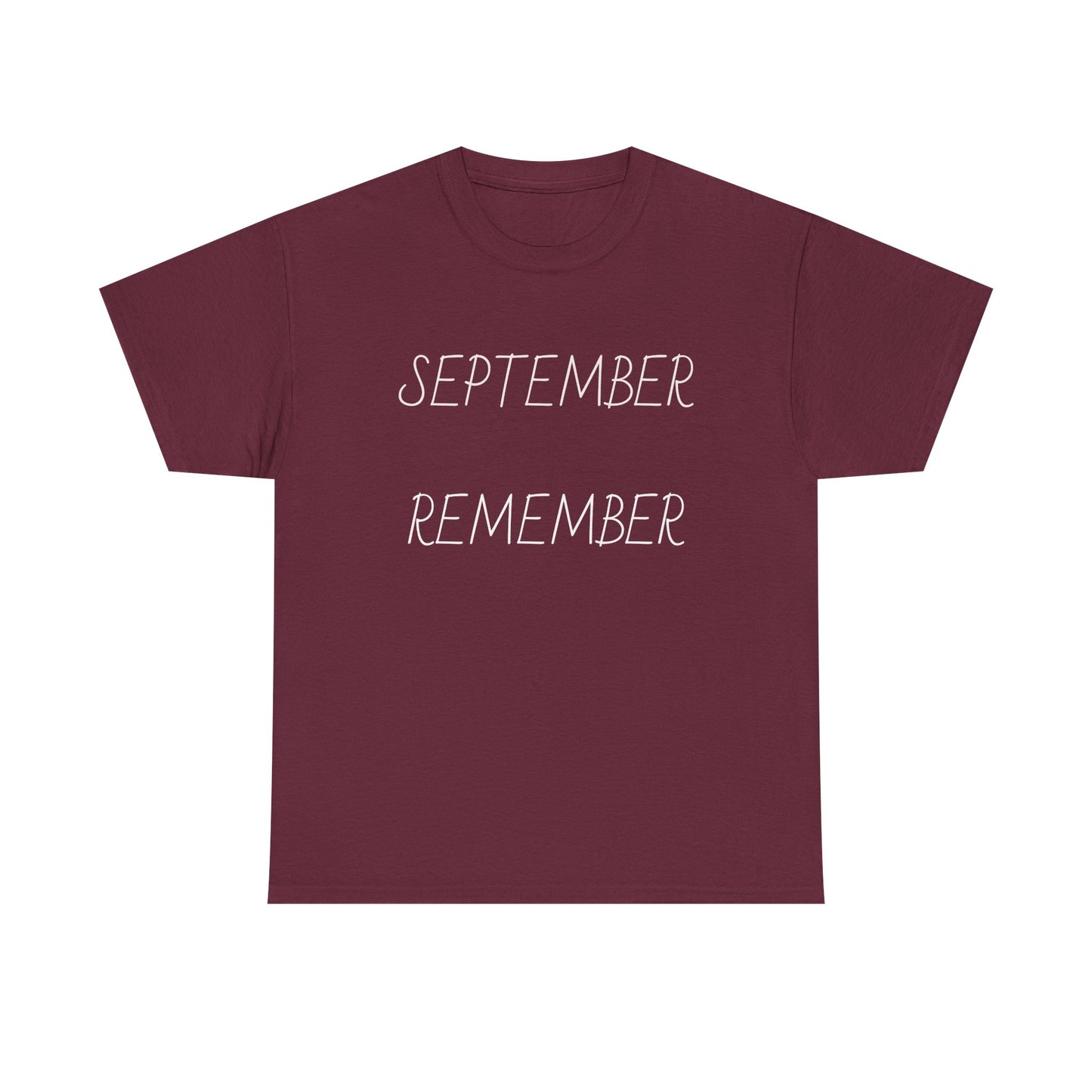 Unisex Heavy Cotton Tee September Remember