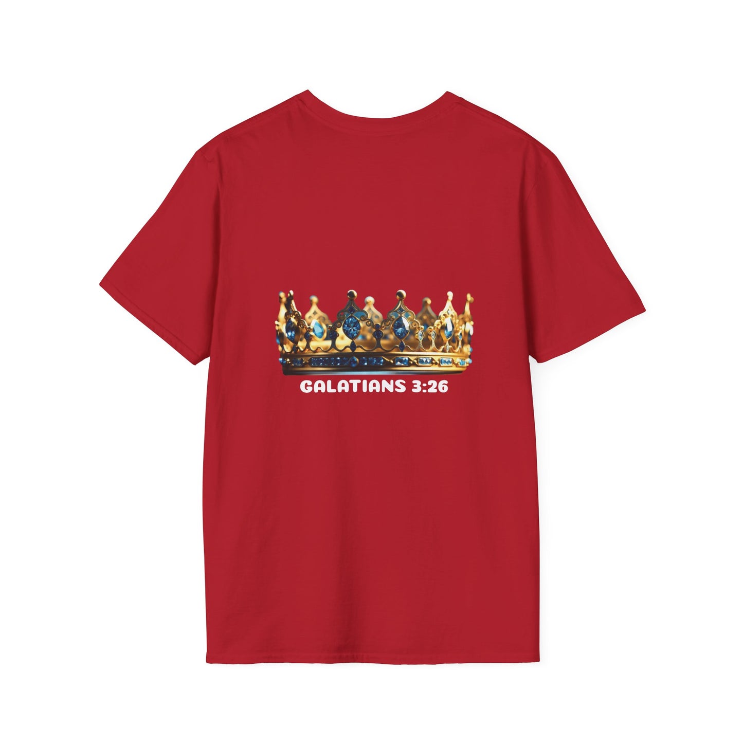 Queen by Birthright Unisex Softstyle T-Shirt - Empowerment & Inspiration
