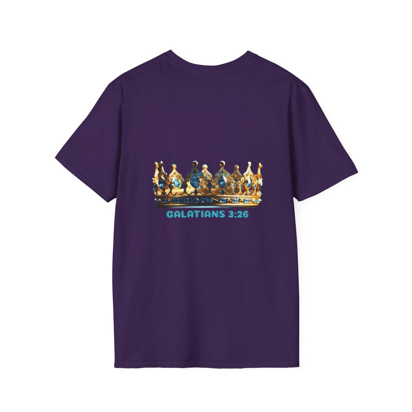 Queen by Birthright Unisex Softstyle T-Shirt - Empowerment & Inspiration