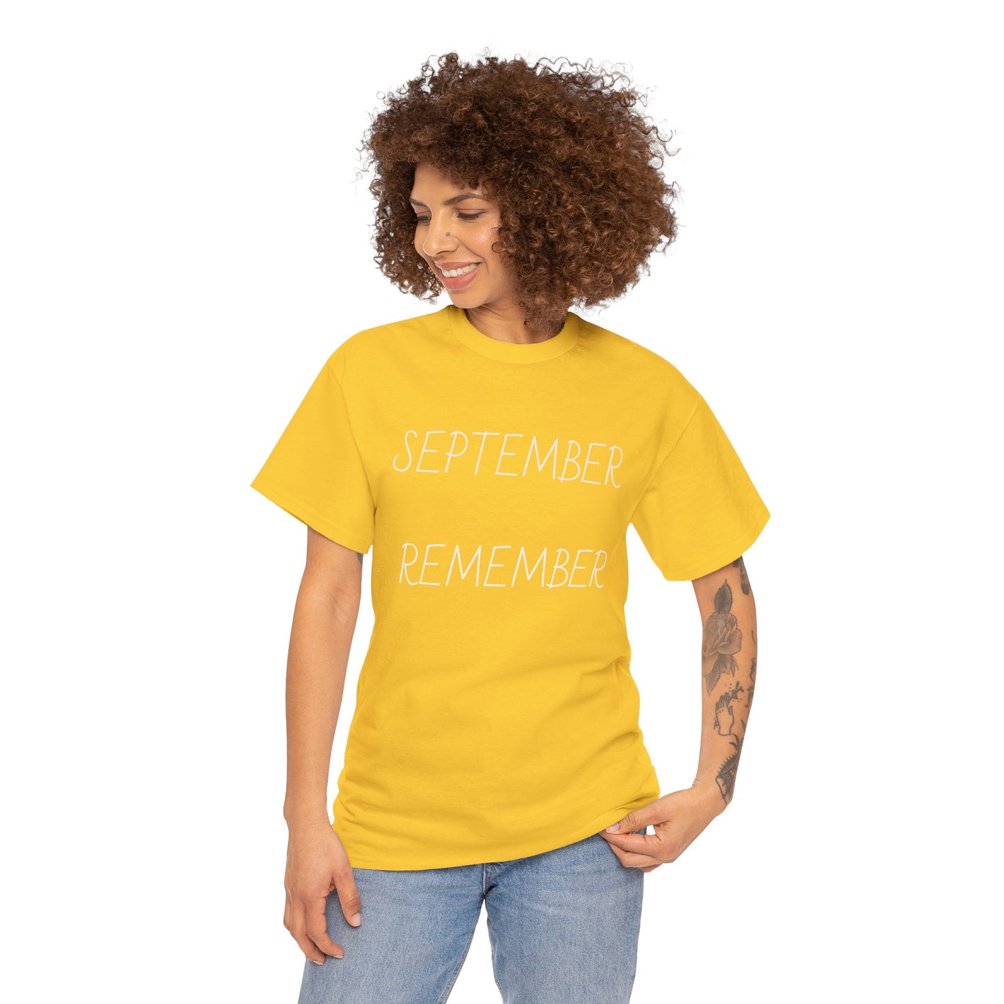 Unisex Heavy Cotton Tee September Remember