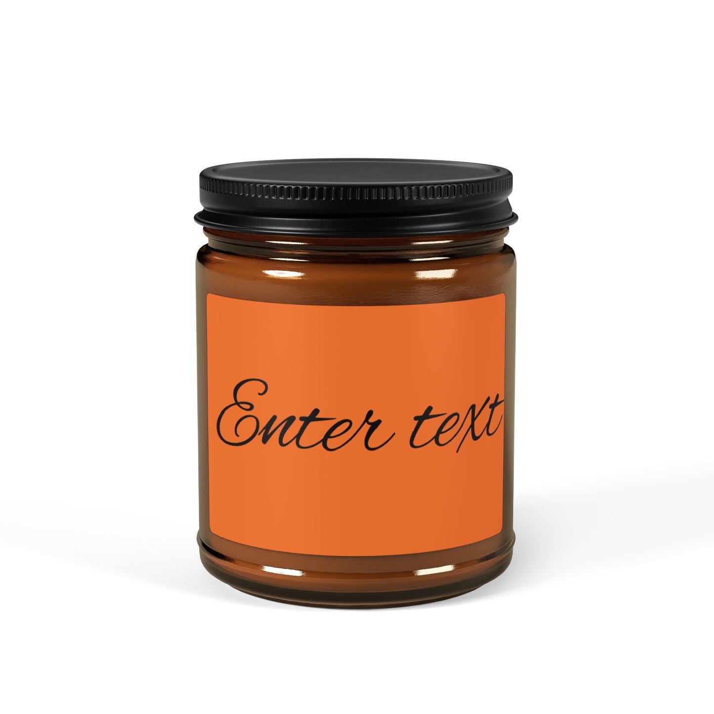 Scented Soy Candle (Multi-Size, Amber Jar)