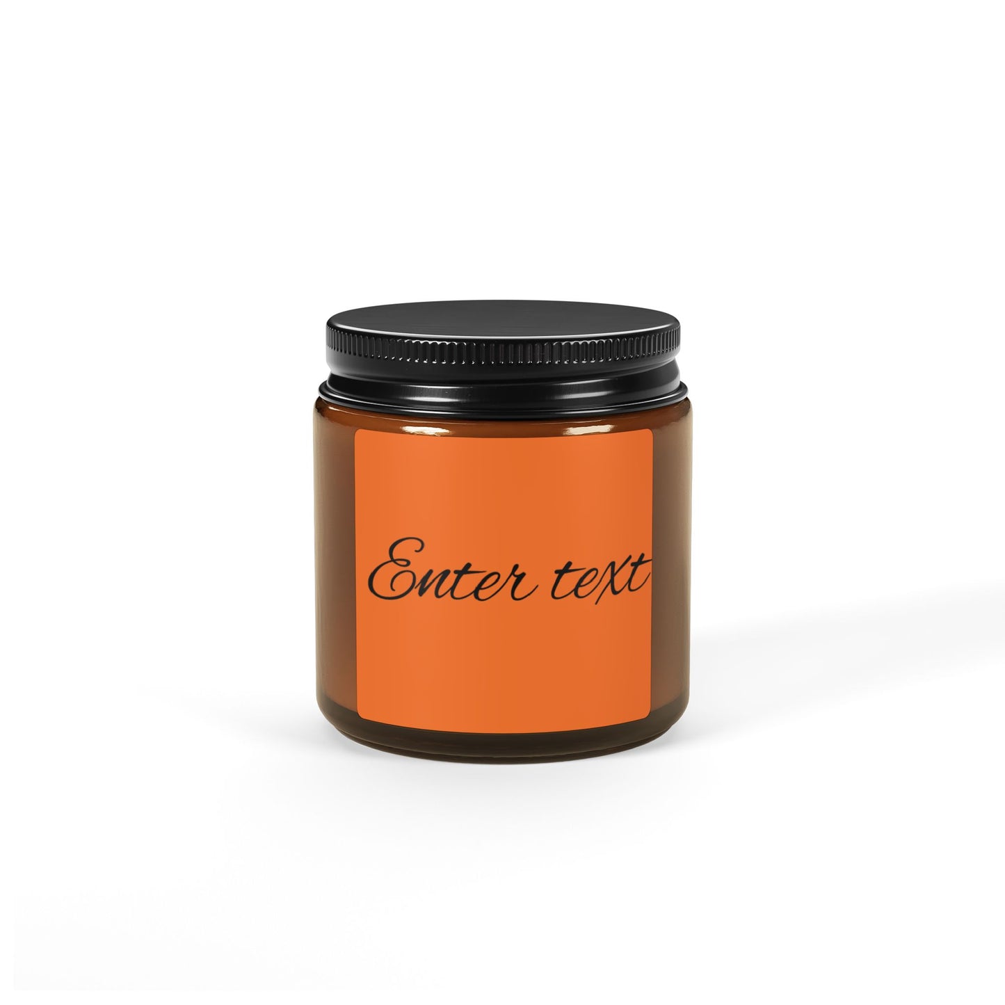 Scented Soy Candle (Multi-Size, Amber Jar)