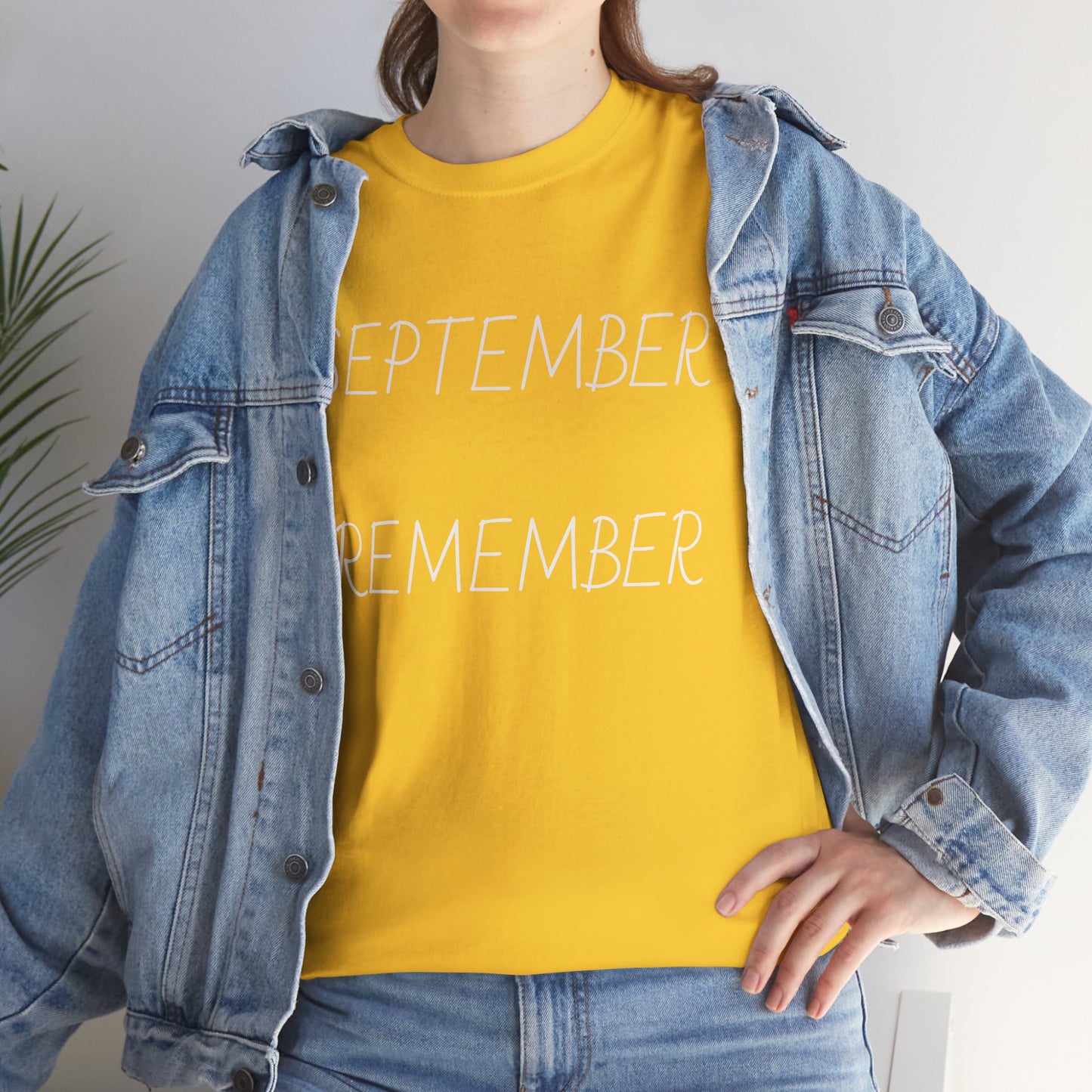 Unisex Heavy Cotton Tee September Remember