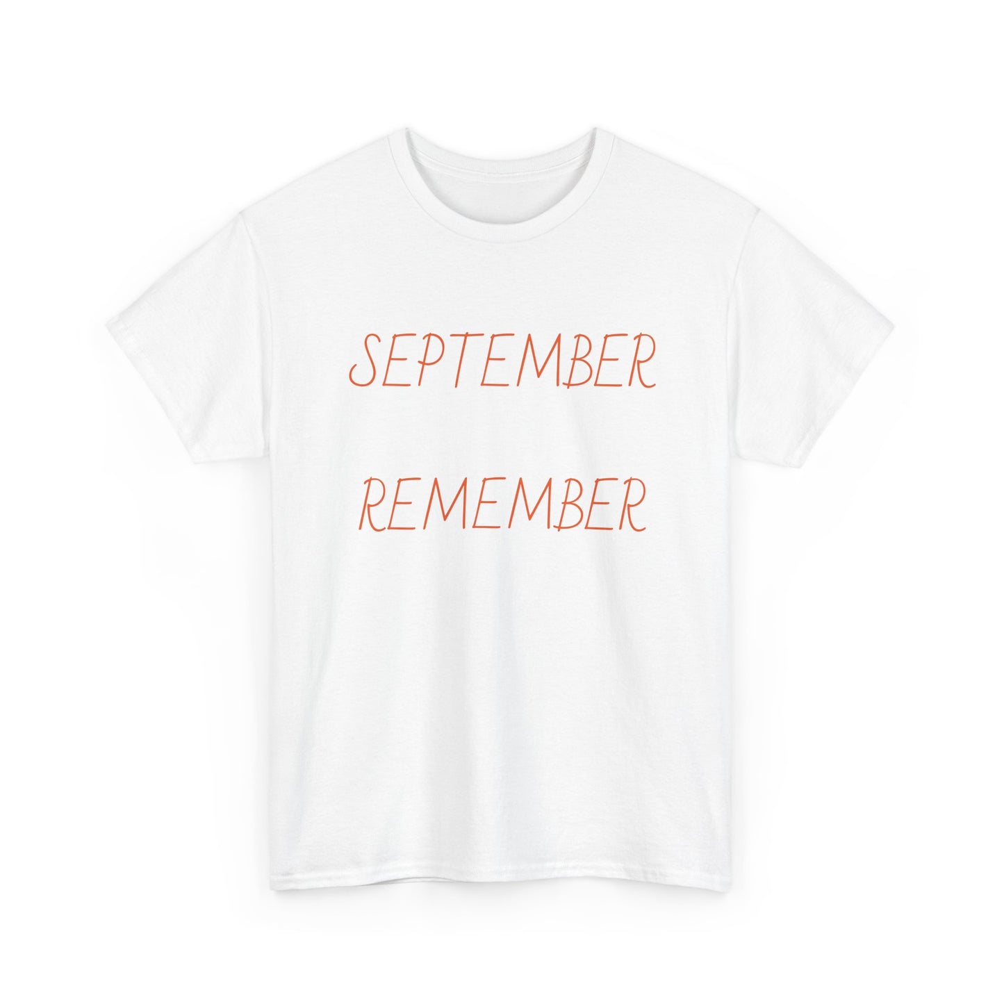 Unisex Heavy Cotton Tee September Remember
