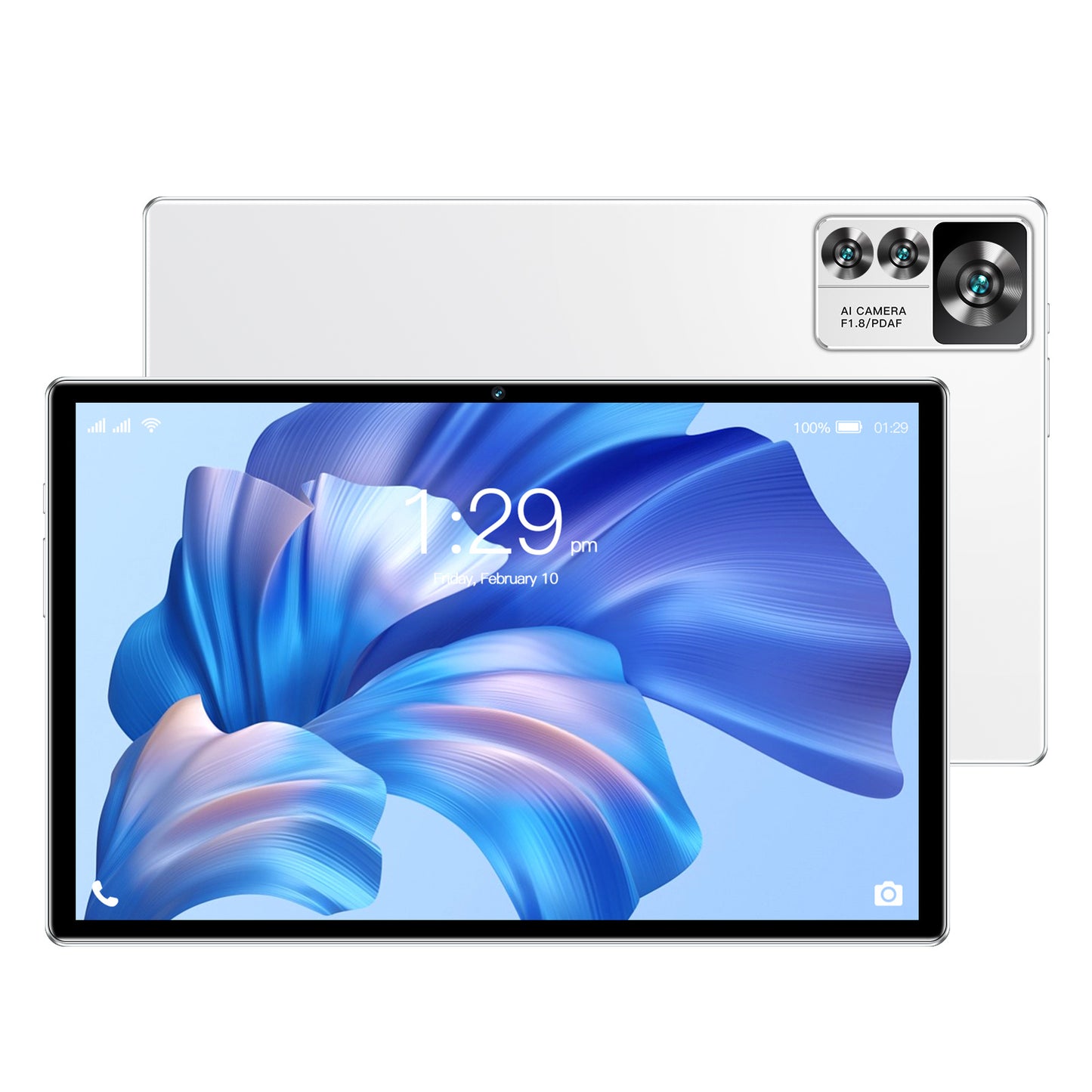 Tablet 10.1 Inch Android Tablets, Android 13 Tablet Quad Core 8GB RAM 256GB ROM, 24MP Camera, 8000mAh Long Battery Life