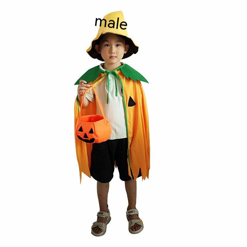 Halloween Pumpkin Cloak Masquerade Cloth