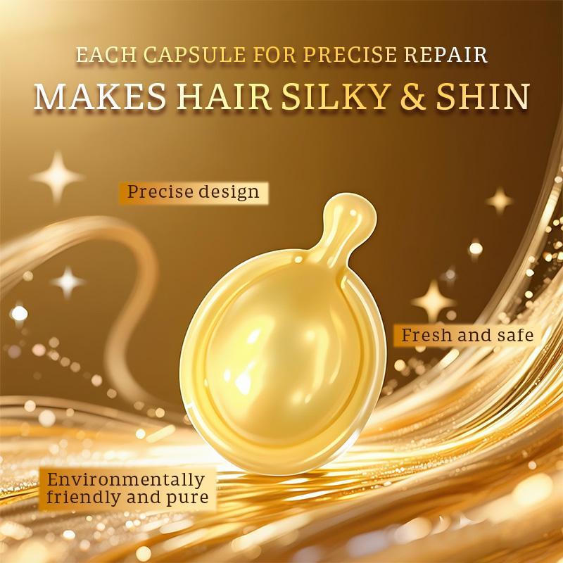Hair Oil Capsules, Portable Individual Packaging, Essential For Business Trips And Travel, A Great Daily Hair Care Product, Suitable For Elegant Ladies.