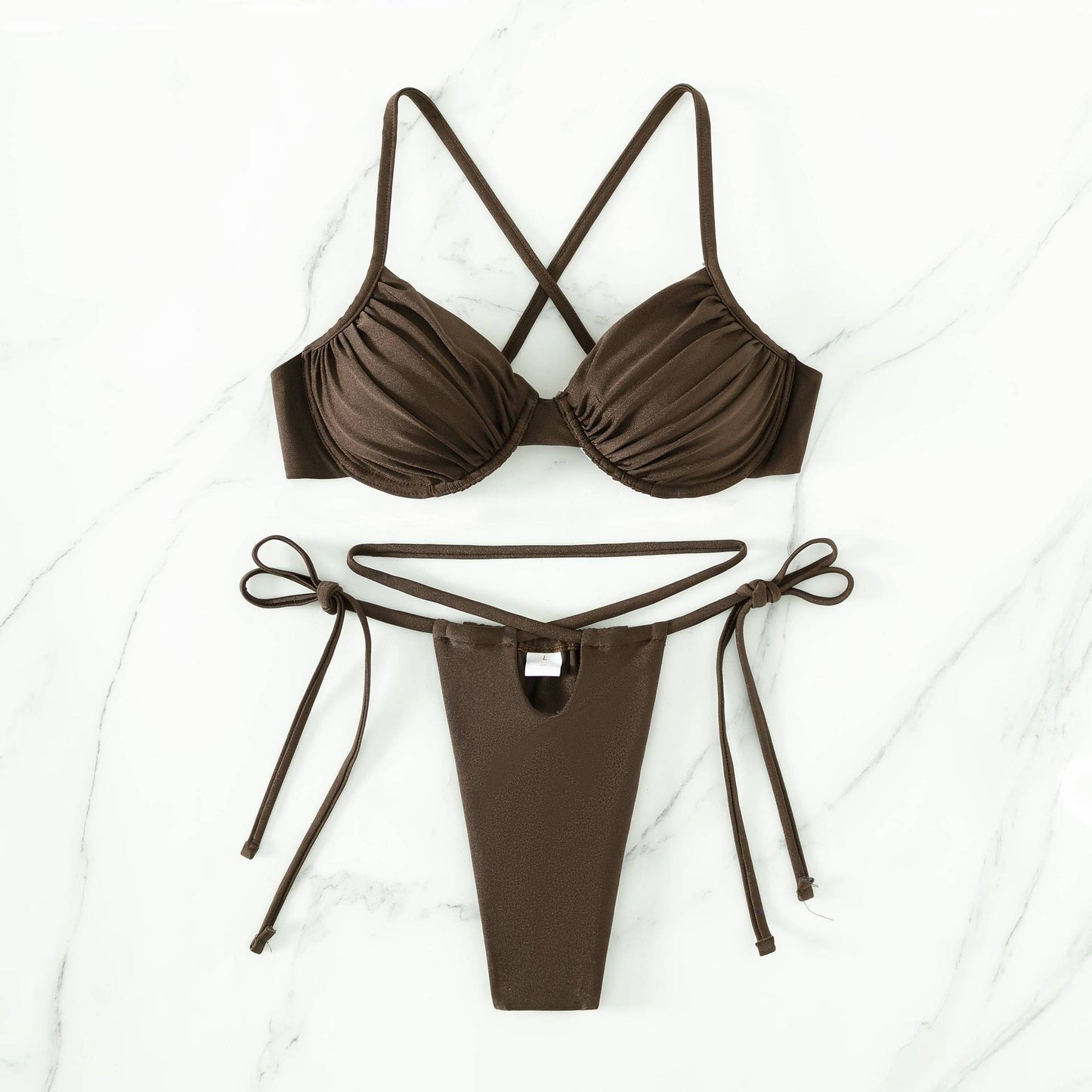 Women's One Piece Swimsuit Solid Color Nylon