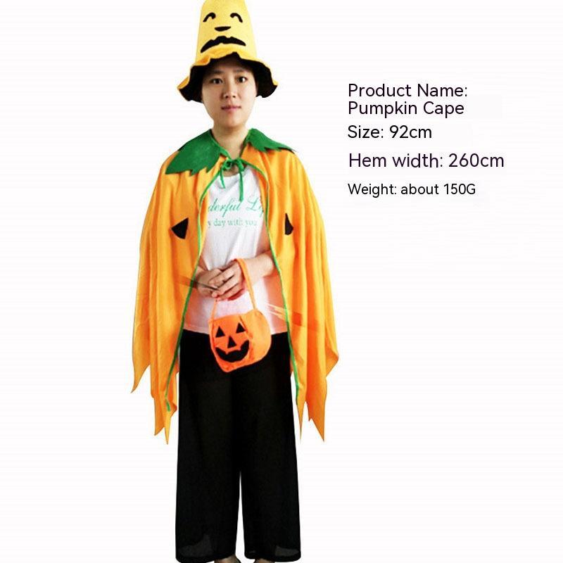 Halloween Pumpkin Cloak Masquerade Cloth